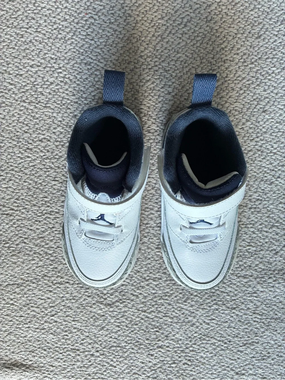 Jordan Spizike Low TD Unisex Kids Sneakers Size 7C White Obsidian FQ3952-104